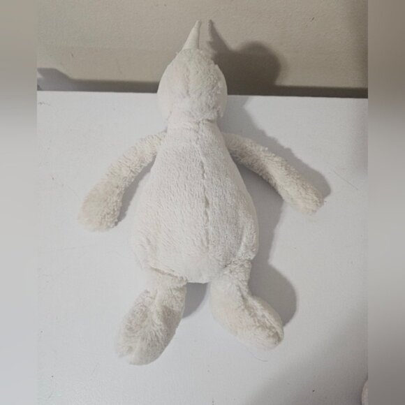 JellyCat Bashful White Unicorn Plush Toy Medium 12 - Picture 5 of 7